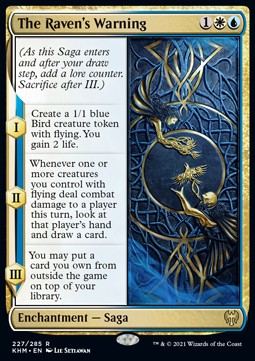 The Raven's Warning - Kaldheim (Rare) [KHM-227] Hover Image
