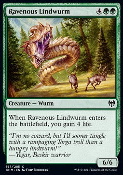 Ravenous Lindwurm - Kaldheim (Common) [KHM-187] Hauptbild