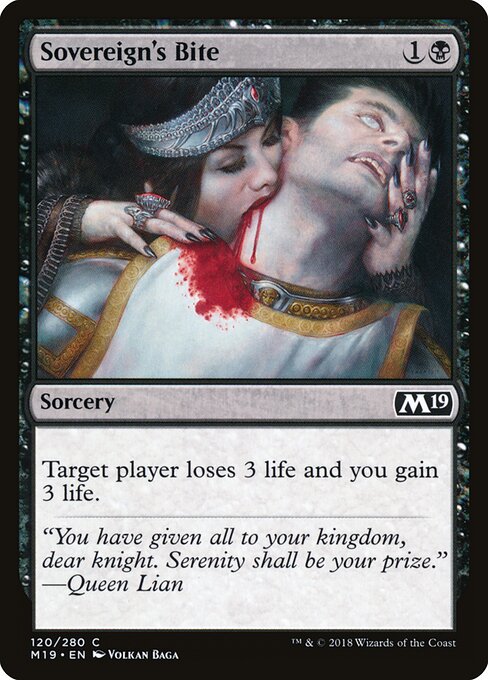 Sovereign's Bite – Core 2019 (M19-120) Magic: The Gathering card