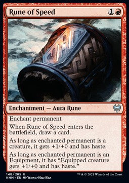 Rune of Speed - Kaldheim (Uncommon) [KHM-148] Hauptbild