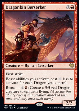 Dragonkin Berserker - Kaldheim (Rare) [KHM-131] Hauptbild