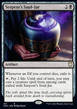 Serpent's Soul-Jar - Commander: Kaldheim (Rare) [KHC-11] Imagen principal del producto