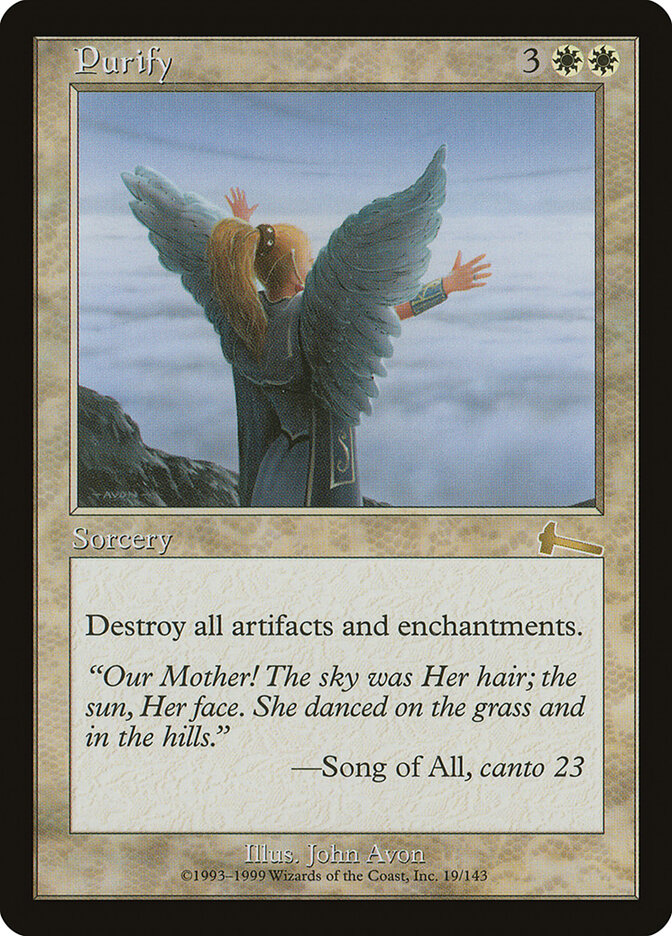 Magic-kaart Purify ULG-19 uit Urza's Legacy (Rare) Hauptbild