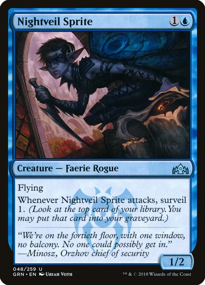Nightveil Sprite - Guilds of Ravnica (Uncommon) [GRN-48]