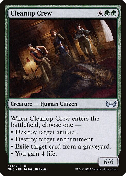 Cleanup Crew – Streets of New Capenna (SNC-141) Magic: The Gathering card | LC-REM-20260804-15383353131340-5354868b-c96b-4765-b0c8-8895093e4019