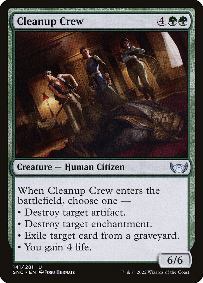 Magic-kaart Cleanup Crew SNC-141 uit Streets of New Capenna (Uncommon)