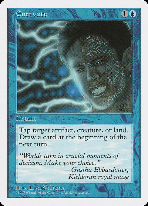 Enervate – Fifth Edition (5ED-84) Magic: The Gathering card | LC-REM-20260804-15846242746700-5357f9dc-6eaf-4dc3-a1b0-ef63fd0b1367