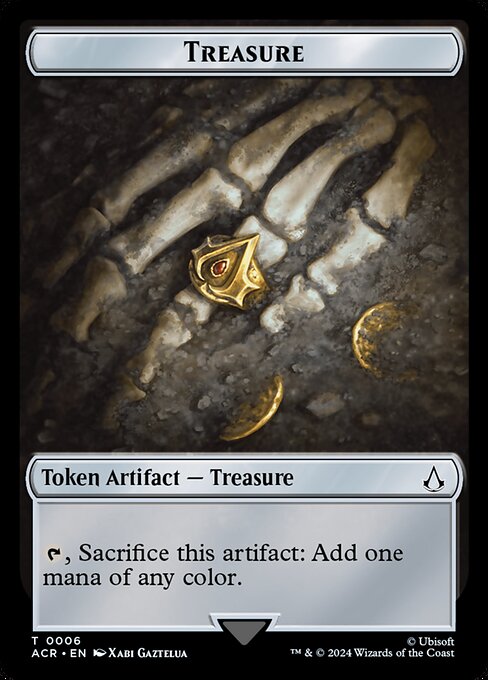 Treasure – Assassin's Creed Tokens (TACR-6) Magic: The Gathering card | LC-REM-20260804-15586283716940-536a82d3-f5e2-46b7-969e-84683f937b38