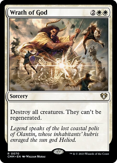 Wrath of God – Commander Masters (CMM-70) Magic: The Gathering card | LC-REM-20260804-15613355917644-537d2b05-3f52-45d6-8fe3-26282085d0c6 Immagine principale del prodotto