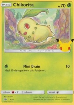 Chikorita - McDonald's Collection 25th Anniversary (Promo) [MCD25-2] Immagine principale del prodotto