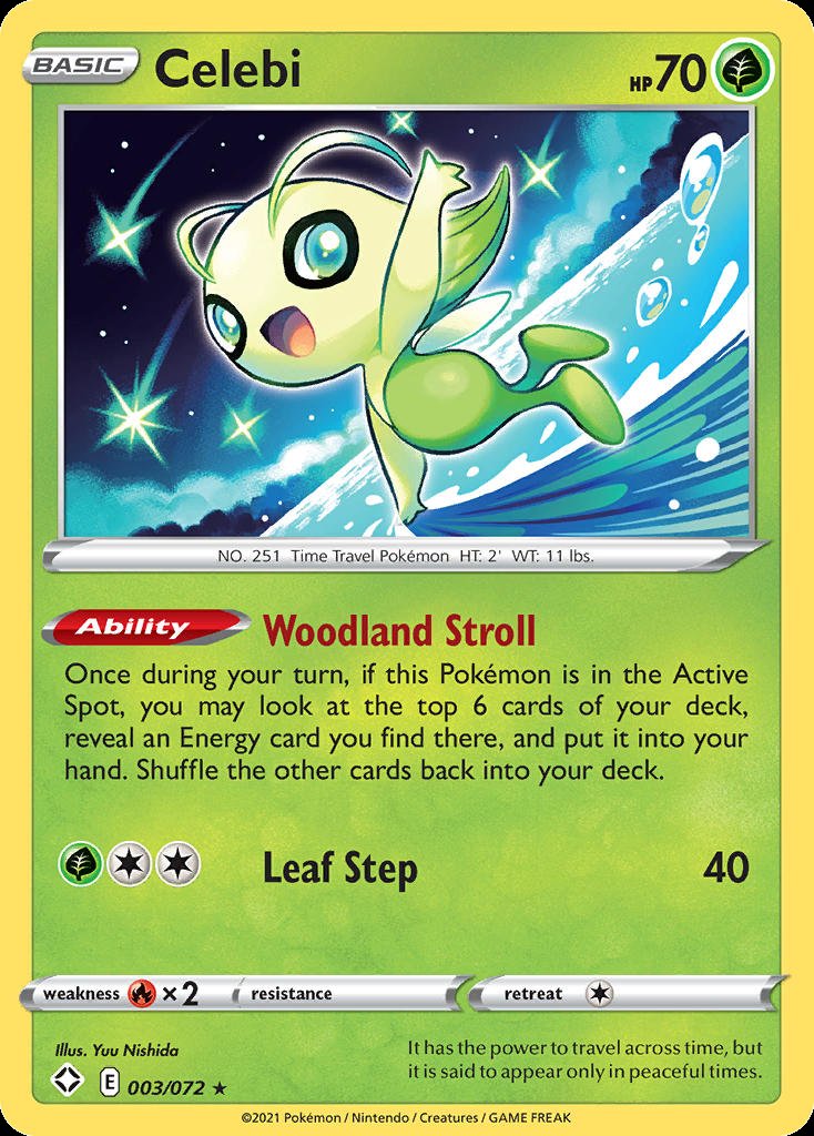 Celebi - Shining Fates (Rare) [SHF-3] Hoofdafbeelding