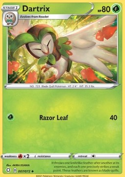 Dartrix - Shining Fates (Uncommon) [SHF-7] Hoofdafbeelding