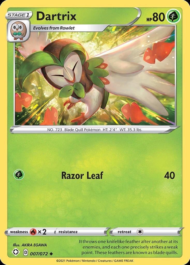 Dartrix - Shining Fates (Uncommon) [SHF-7] Image principale du produit
