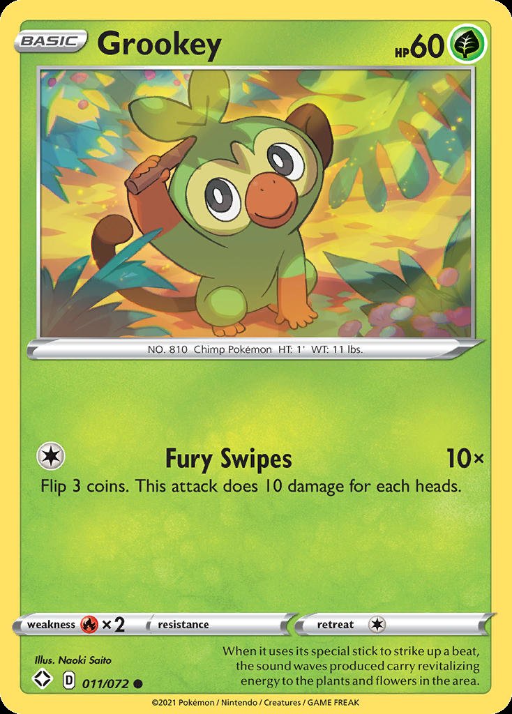Grookey - Shining Fates (Common) [SHF-11] Hoofdafbeelding
