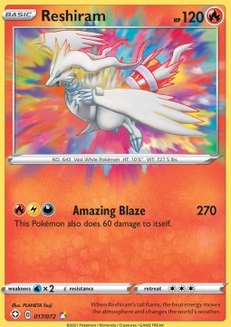 Reshiram - Shining Fates (Amazing Rare) [SHF-17] Hoofdafbeelding