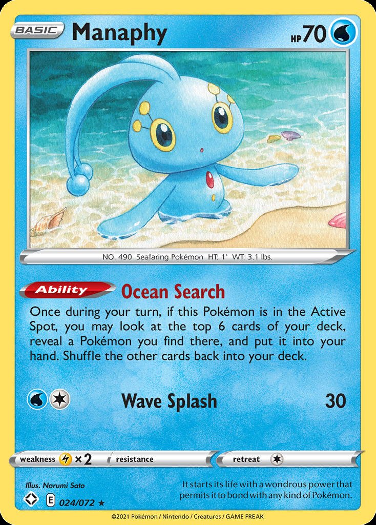 Manaphy - Shining Fates (Rare) [SHF-24] Image principale du produit