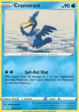 Cramorant - Shining Fates (Uncommon) [SHF-28] Hover Image