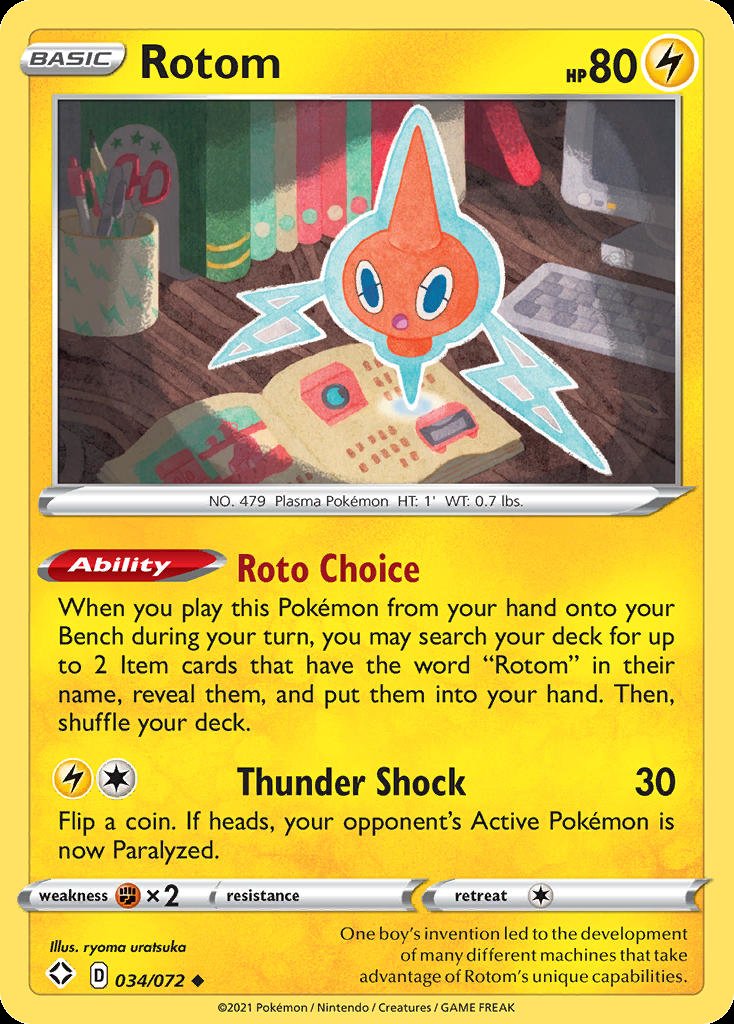 Rotom - Shining Fates (Uncommon) [SHF-34] Imagen principal del producto