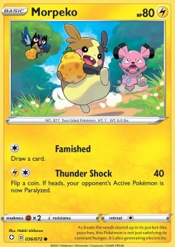 Morpeko - Shining Fates (Common) [SHF-36] Immagine principale del prodotto