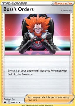 Boss's Orders - Shining Fates (Rare) [SHF-58] Hover Image