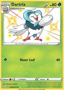 Dartrix - Shining Fates (Secret Rare) [SHF-SV2] Hoofdafbeelding