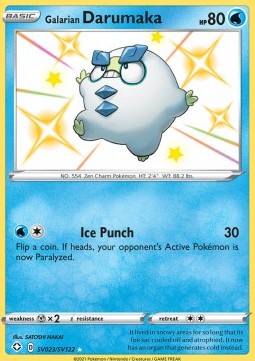 Galarian Darumaka - Shining Fates (Secret Rare) [SHF-SV23] Hover Image