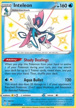 Inteleon - Shining Fates (Secret Rare) [SHF-SV27] Main image