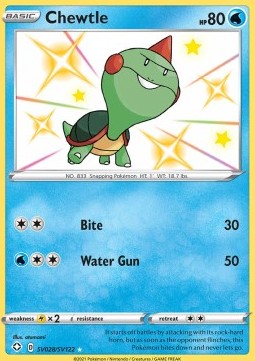 Chewtle - Shining Fates (Secret Rare) [SHF-SV28] Hover Image