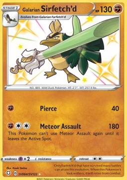 Galarian Sirfetch'd - Shining Fates (Secret Rare) [SHF-SV64] Hoofdafbeelding