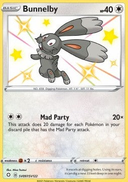 Bunnelby - Shining Fates (Secret Rare) [SHF-SV97] Hoofdafbeelding