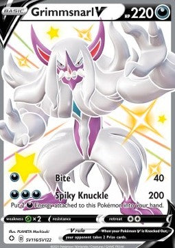 Grimmsnarl V - Shining Fates (Secret Rare) [SHF-SV116] Hoofdafbeelding