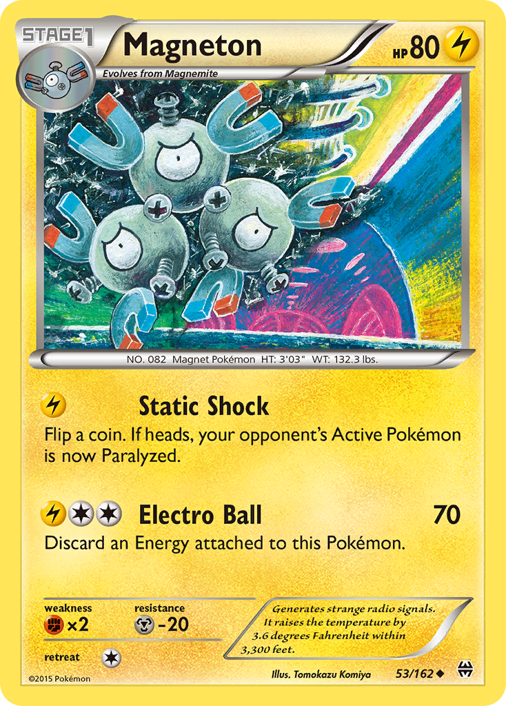 Magneton – BREAKthrough 53 – Pokémon TCG single card Hoofdafbeelding