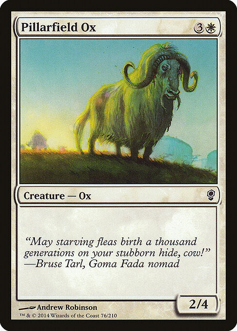 Pillarfield Ox – Conspiracy (CNS-76) Magic: The Gathering card