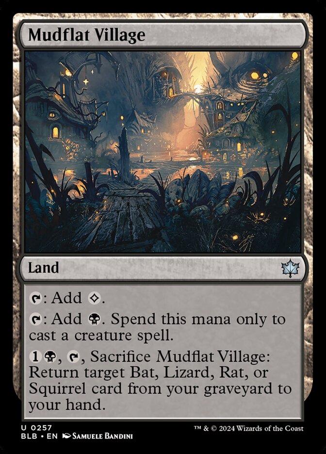 Mudflat Village - Bloomburrow (Uncommon) [BLB-257] Main image