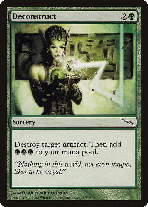 Deconstruct – Mirrodin (MRD-118) Magic: The Gathering card | LC-REM-20260804-15617493369164-53face79-d2bf-43dd-aa4e-d724c2b68c49 Hoofdafbeelding