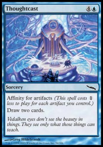 Thoughtcast - Mirrodin (Common) [MRD-54] Hoofdafbeelding