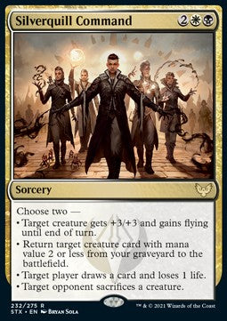 Silverquill Command - Strixhaven: School of Mages (Rare) [STX-232] Hoofdafbeelding