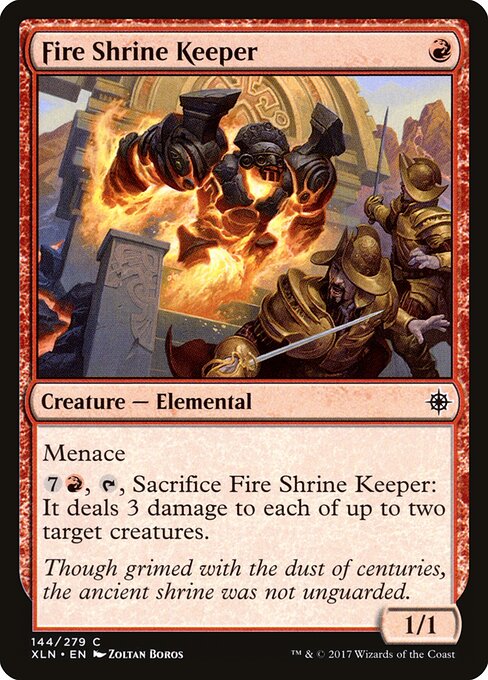 Fire Shrine Keeper – Ixalan (XLN-144) Magic: The Gathering card