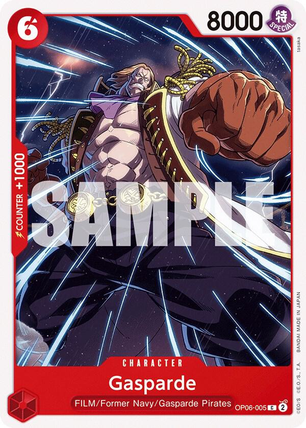 Gasparde (OP06-005) - Wings of the Captain (Common) [OP06-005] — one-piece card Imagen principal del producto