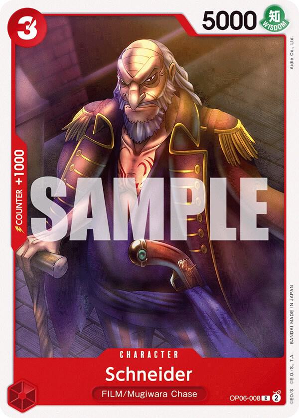 Schneider (OP06-008) - Wings of the Captain (Common) [OP06-008] — one-piece card
