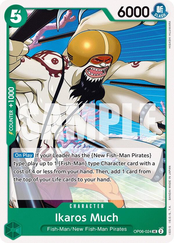 Ikaros Much (OP06-024) - Wings of the Captain (Uncommon) [OP06-024] — one-piece card