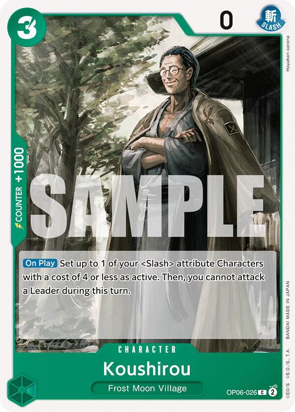 Koushirou (OP06-026) - Wings of the Captain (Common) [OP06-026] — one-piece card