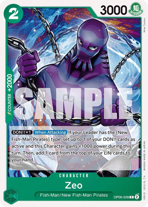Zeo (OP06-028) - Wings of the Captain (Common) [OP06-028] — one-piece card