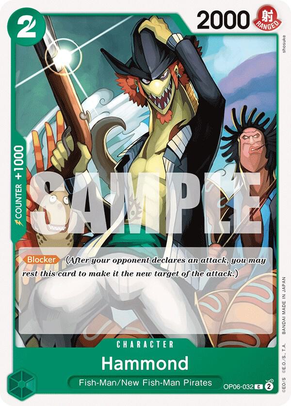 Hammond (OP06-032) - Wings of the Captain (Common) [OP06-032] — one-piece card