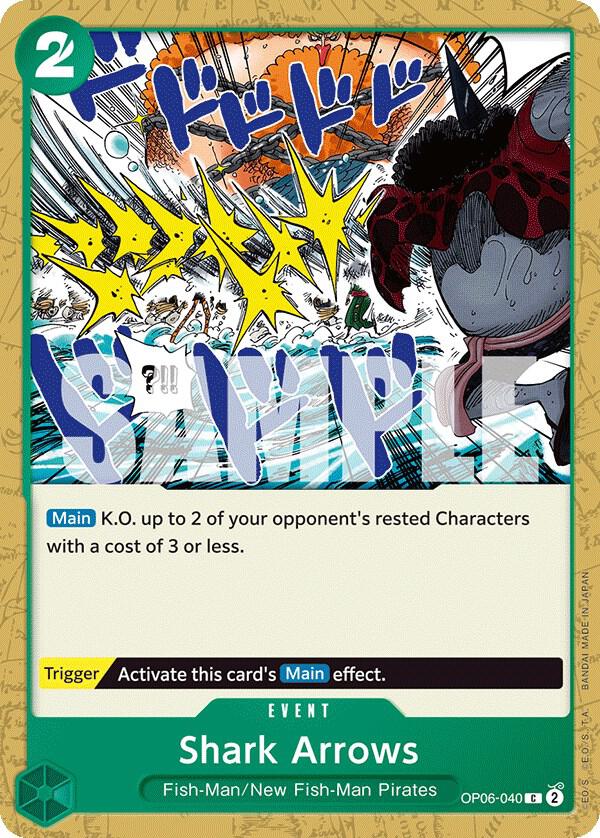 Shark Arrows (OP06-040) - Wings of the Captain (Common) [OP06-040] — one-piece card