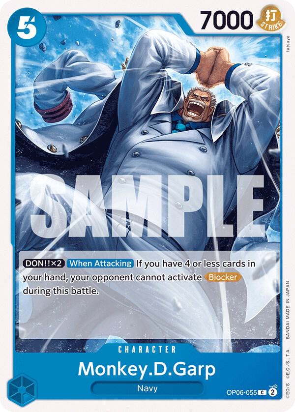 Monkey.D.Garp (OP06-055) - Wings of the Captain (Common) [OP06-055] — one-piece card Imagen principal del producto