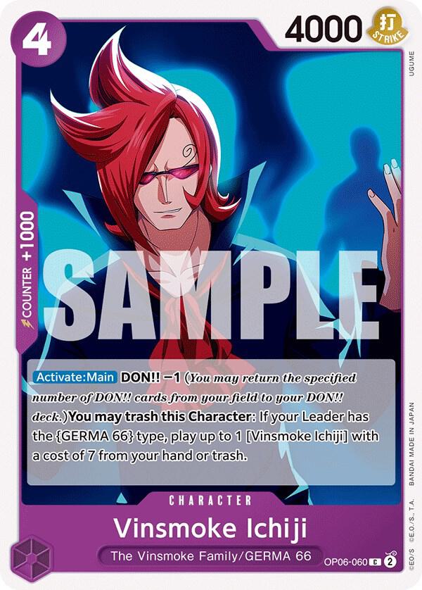 Vinsmoke Ichiji (OP06-060) - Wings of the Captain (Common) [OP06-060] — one-piece card