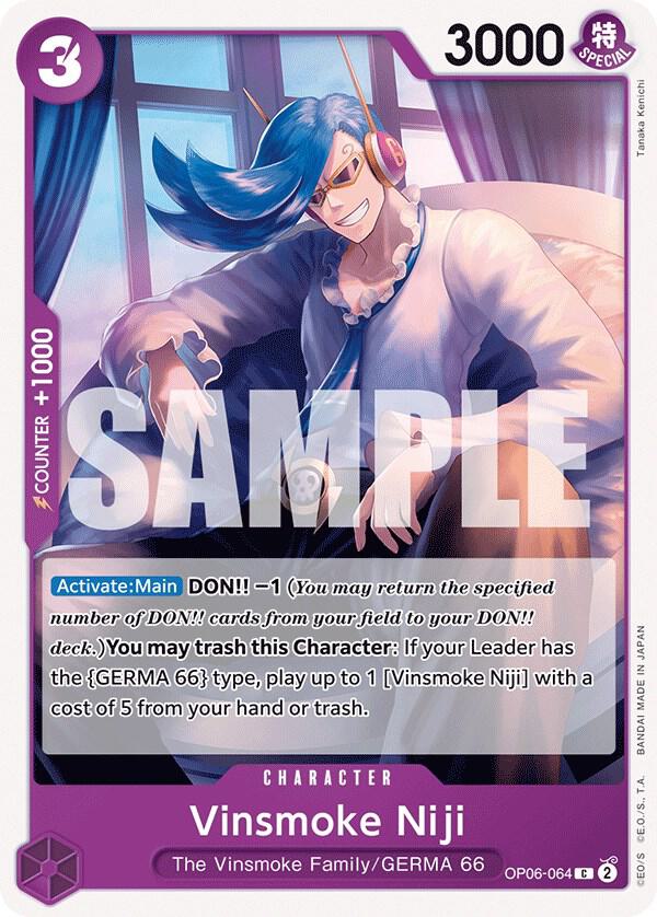 Vinsmoke Niji (OP06-064) - Wings of the Captain (Common) [OP06-064] — one-piece card