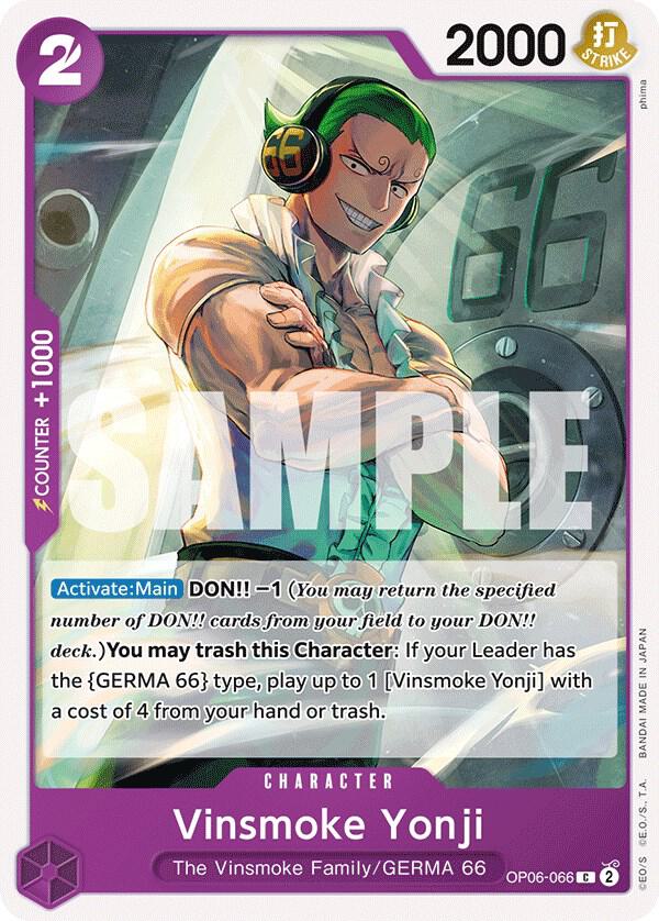 Vinsmoke Yonji (OP06-066) - Wings of the Captain (Common) [OP06-066] — one-piece card