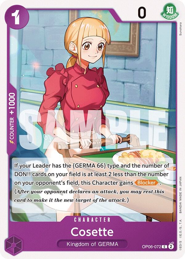 Cosette (OP06-072) - Wings of the Captain (Common) [OP06-072] — one-piece card